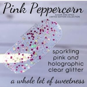 Color Street Pink Peppercorn Glitter